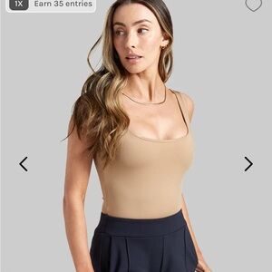 BYLT Basics Light Tan Fabric Bodysuit